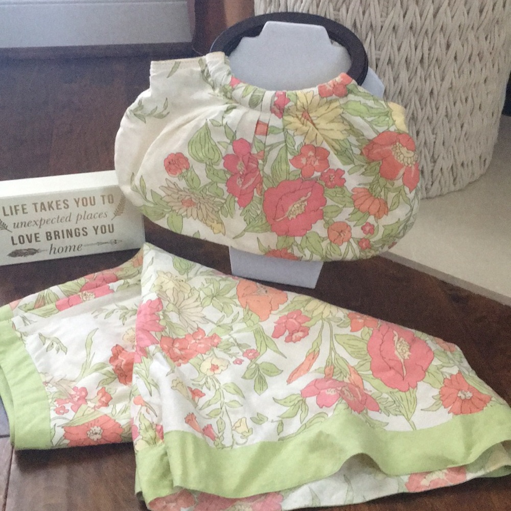 Vintage Ann Taylor Skirt and Matching Purse Bundle